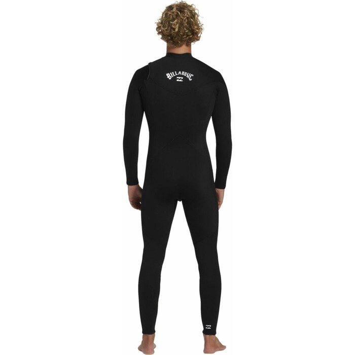 2024 Billabong Mens Foil 3/2mm Chest Zip GBS Wetsuit ABYW100243 - Black